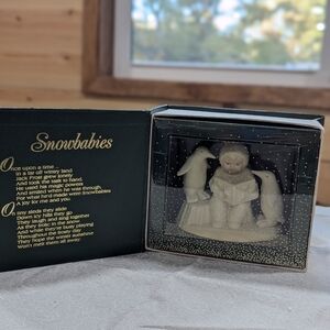 Department 56 Snowbabies Figurine - Cream and White